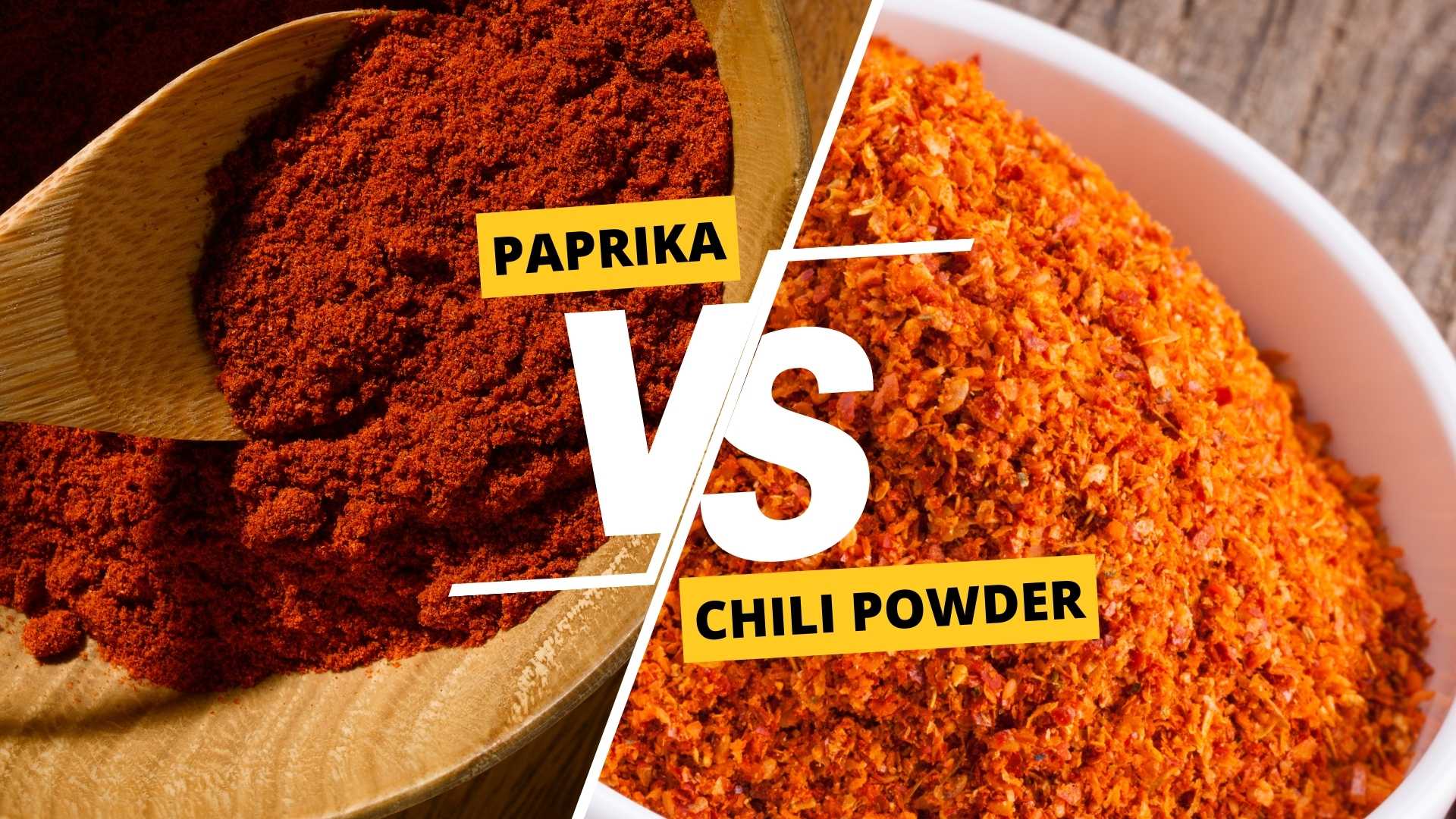 Paprika vs Chili Powder